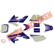 Pitbike/dirtbike 4 takt - Pitbike Dirtbike stickerset type1 voor CRF model kappen - 1570 (4-2-7)