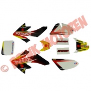Pitbike/dirtbike 4 takt - Pitbike Dirtbike makita suzuki stickerset voor CRF model - 1571 (4-2-9)