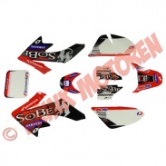 Pitbike/dirtbike 4 takt - Pitbike Dirtbike sobe honda stickerset  voor CRF model  - 1573 (4-2-8)