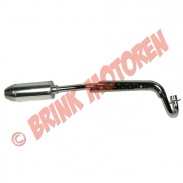 Pitbike/dirtbike 4 takt - Pitbike Dirtbike uitlaat met demonteerbare demper - 1685 (5-2-8)(demper 5-3-7)