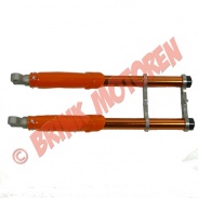 Minibike/Crosser 2 takt - Minicrosser voorvork USD oranje - 1756 (4-1-10)