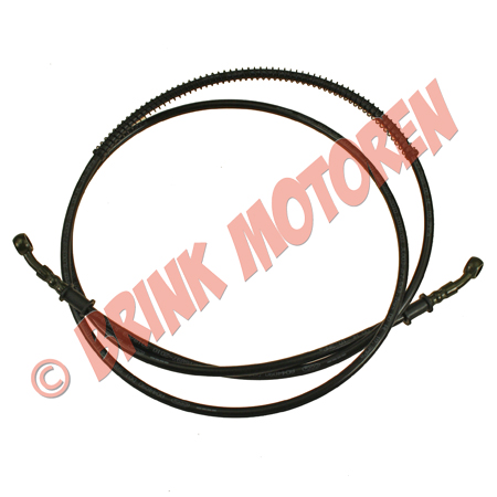 Universele Kabel Bgm Original =1.2mm X 2500mm Slang 2200mm Fitting O 3mm X 3mm Pe Binnenste Voering Gevlochten Kabel Zwart Gebruikt Als Gaskabel